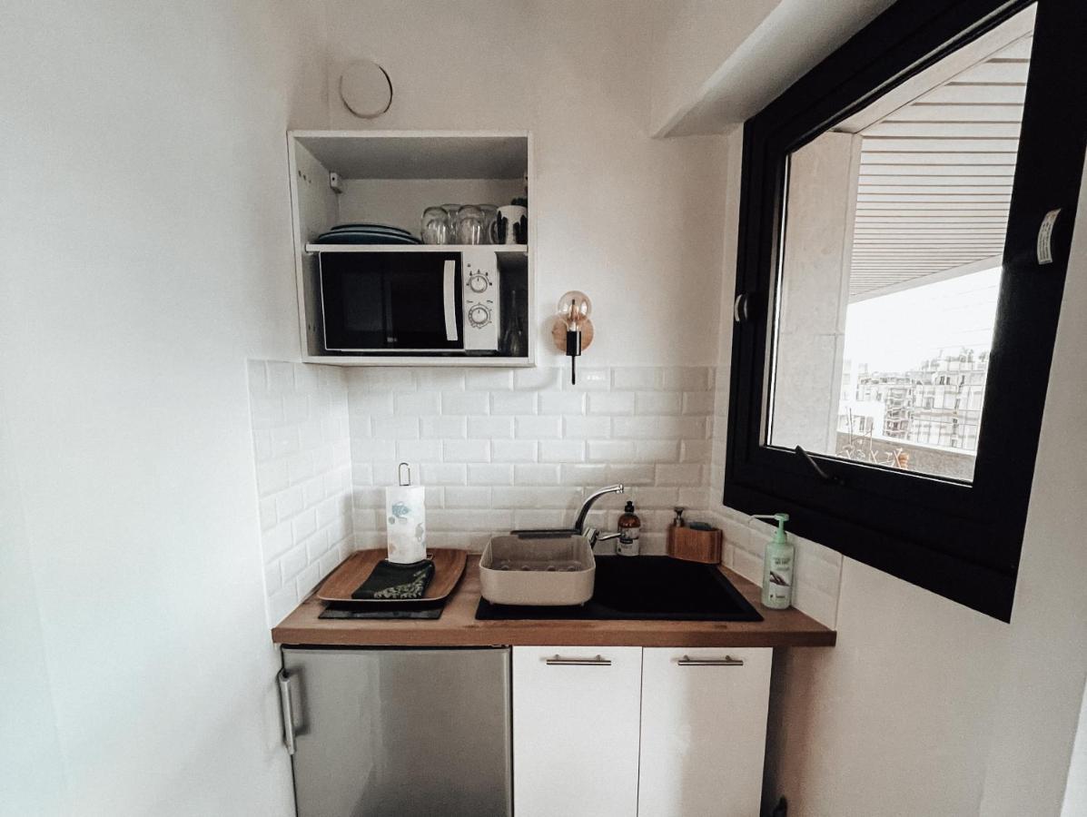 Beautiful Modern Fully Furnished Studio Levallois-Perret Exterior foto